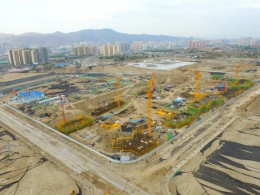 蘭州恒大山水城項(xiàng)目D、E地塊土石方工程施工